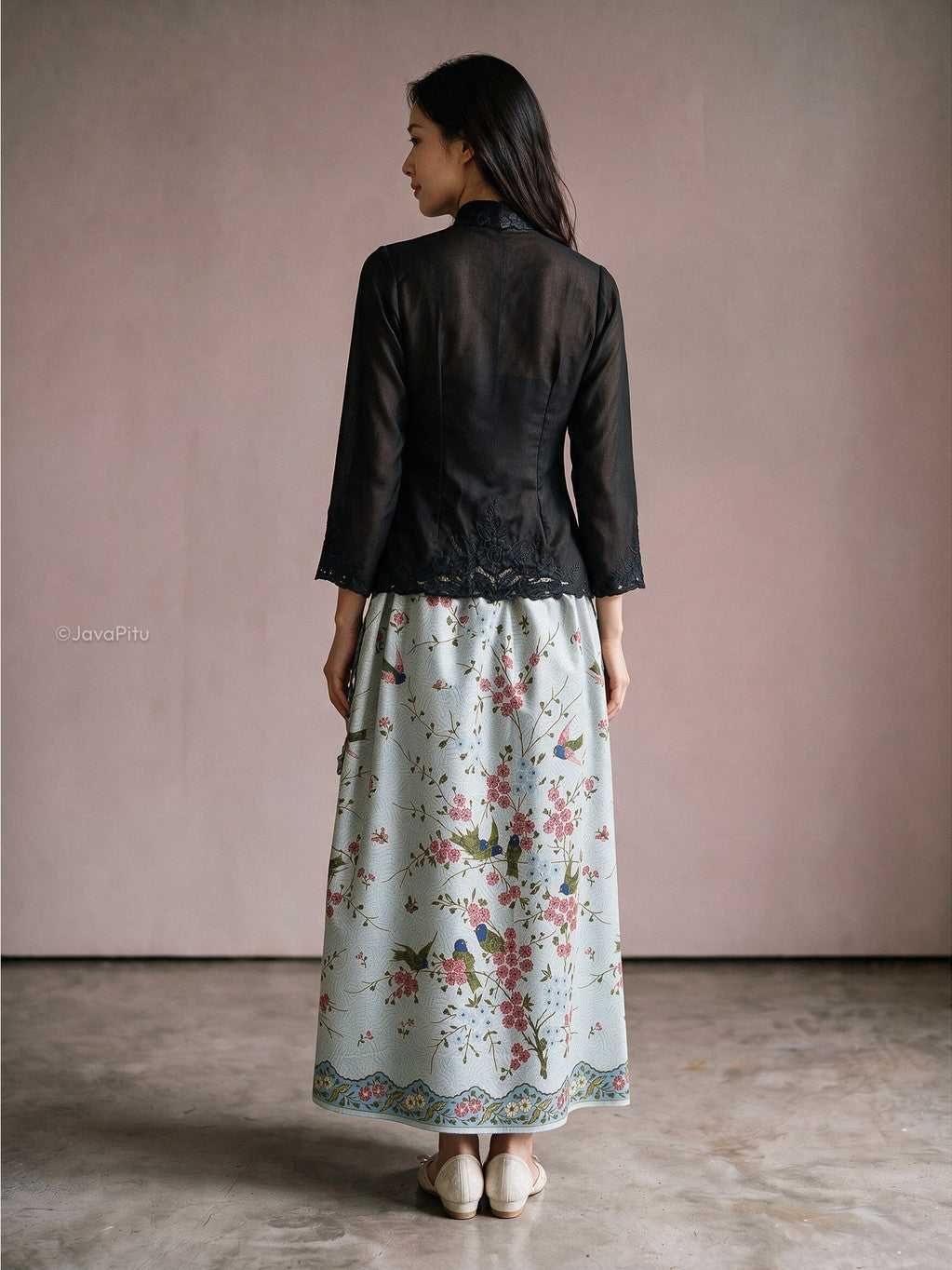 Javapitu - Rok Batik SARUT Drapery - SAGE EDEN - 6512