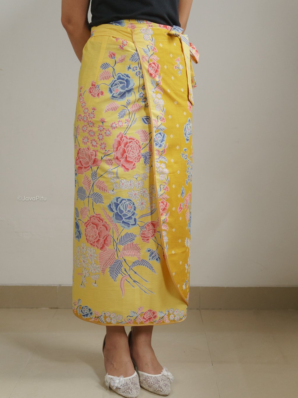Javapitu - Vest Morpho dan Rok Lilit Tulip dahlia series - All size