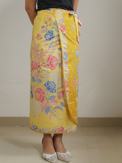 Javapitu - Vest Morpho dan Rok Lilit Tulip dahlia series - All size