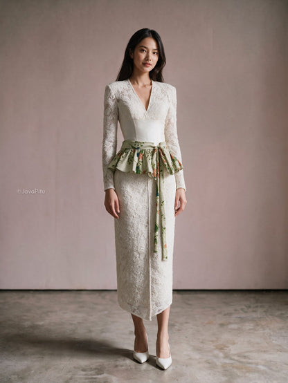 JavaPitu - Obi Belt Batik Wanita | Sabuk Pinggang Kebaya Dress Tali Ikat