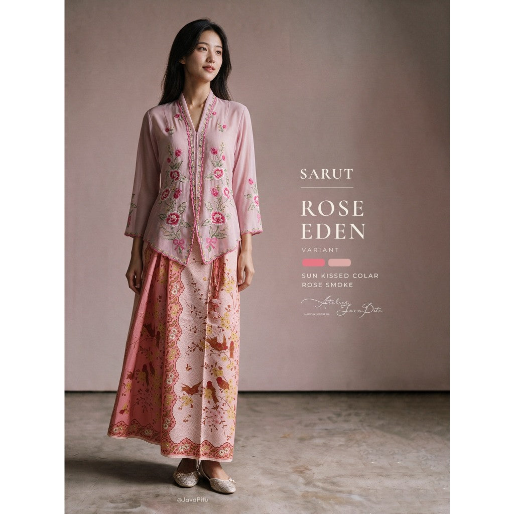 Javapitu - Rok Batik SARUT Drapery - SAGE EDEN - 6512
