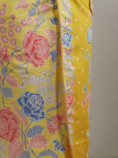 Javapitu - Vest Morpho dan Rok Lilit Tulip dahlia series - All size