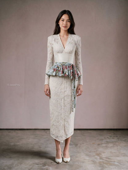 JavaPitu - Obi Belt Batik Wanita | Sabuk Pinggang Kebaya Dress Tali Ikat