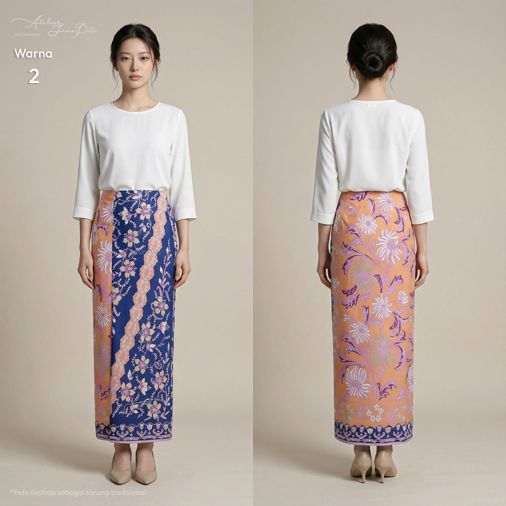 JavaPitu Rok Lilit Batik Katun Premium | Jatuh Halus | Imperial Lace | 2 Meter