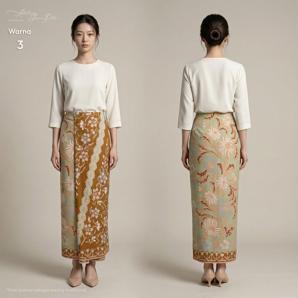 JavaPitu Rok Lilit Batik Katun Premium | Jatuh Halus | Imperial Lace | 2 Meter