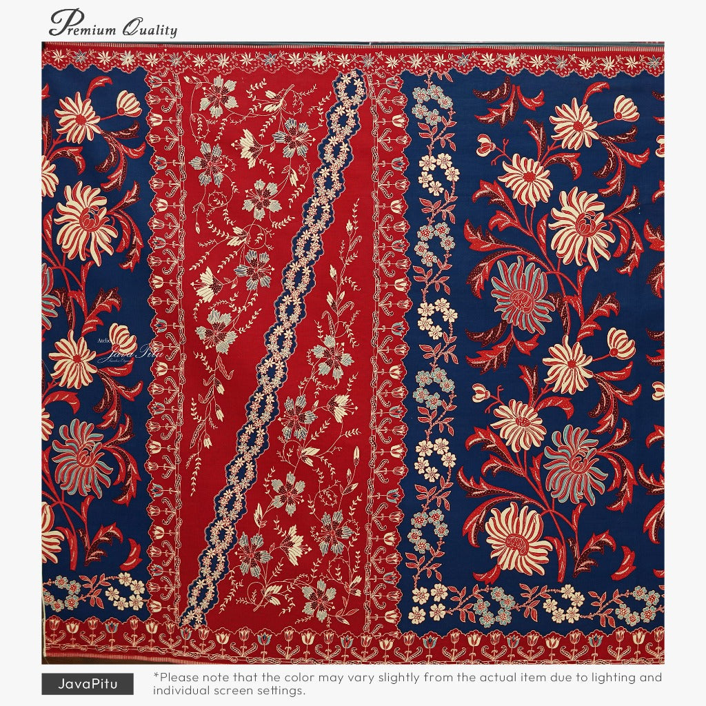 JavaPitu Rok Lilit Batik Katun Premium | Jatuh Halus | Imperial Lace | 2 Meter