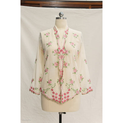 JavaPitu - Kebaya Bunga Tabur Premium - Handmade Embroidery