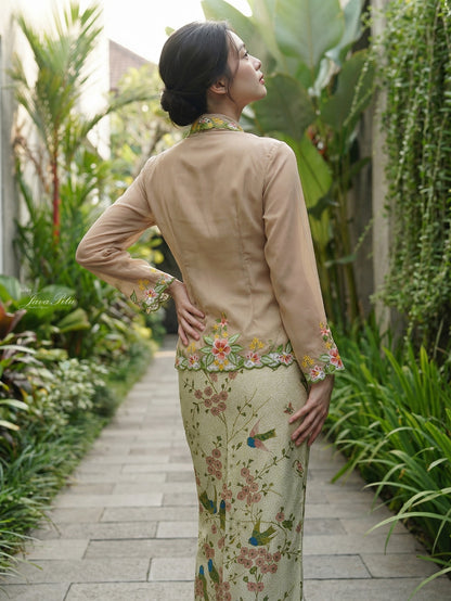 JavaPitu - Kebaya Bunga Kerancang - Handmade Embroidery