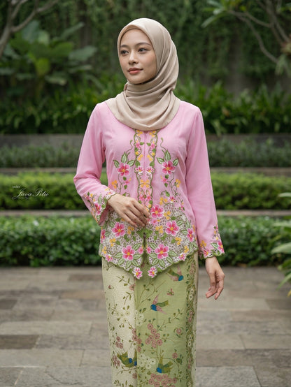 JavaPitu - Kebaya Bunga Kerancang - Handmade Embroidery
