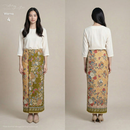 JavaPitu Rok Lilit Batik Katun Premium | Jatuh Halus | Regalia | 2 Meter