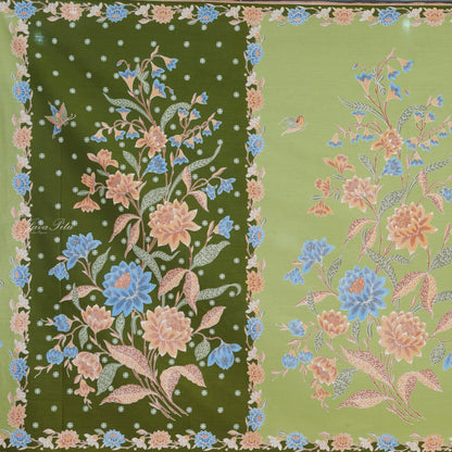 JavaPitu Rok Lilit Batik Katun Premium | Jatuh Rapi | Bunga Lotus | 2 Meter