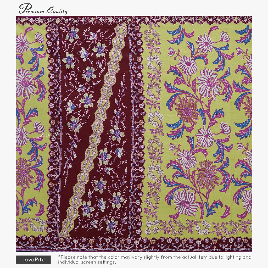 JavaPitu Rok Lilit Batik Katun Premium | Jatuh Halus | Imperial Lace | 2 Meter