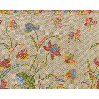 JavaPitu Rok Lilit - Kain Batik katun Premium bunga LotusGarden Harmony, Halus 2 meter - 6463