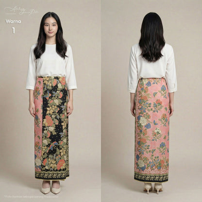 JavaPitu Rok Lilit Batik Katun Premium | Jatuh Halus | Regalia | 2 Meter