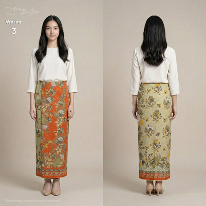 JavaPitu Rok Lilit Batik Katun Premium | Jatuh Halus | Regalia | 2 Meter