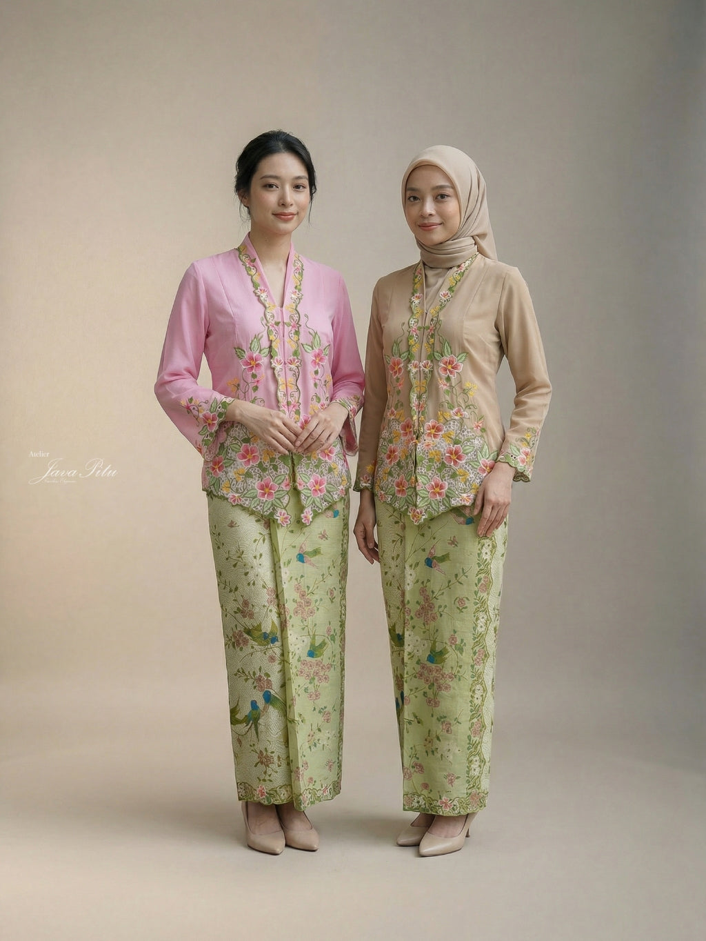 JavaPitu - Kebaya Bunga Kerancang - Handmade Embroidery