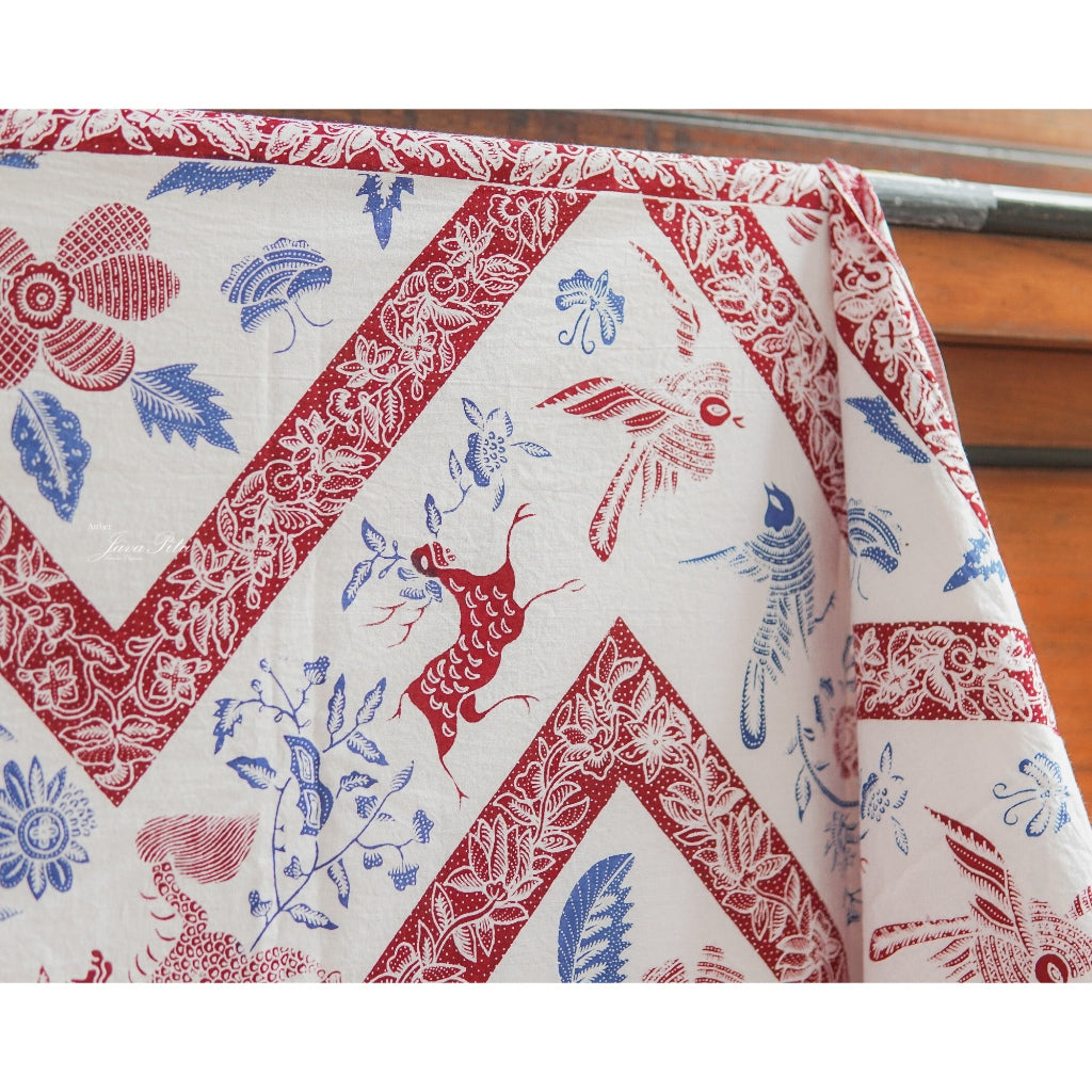 JavaPitu Rok Lilit - Kain Batik katun Premium BangBiron motif Kilin, Halus 2 meter- 6465