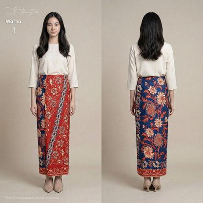 JavaPitu Rok Lilit Batik Katun Premium | Jatuh Halus | Imperial Lace | 2 Meter
