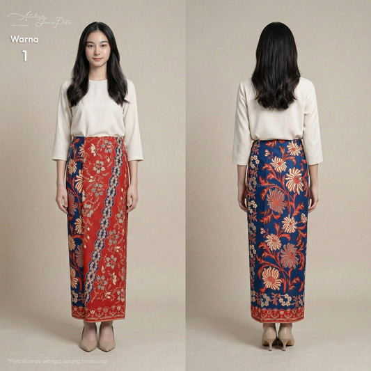 JavaPitu Rok Lilit Batik Katun Premium | Jatuh Halus | Imperial Lace | 2 Meter