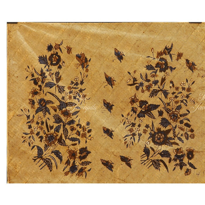 Antique batik Tulis lawasan, Buket dan Galaran, Kain panjang. Ca.1950